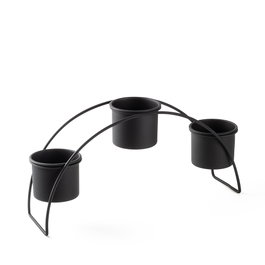 Aberto Design GED-012-A Accesorio Decorativo de Metal Negro